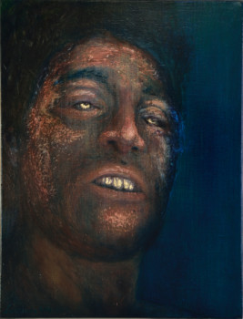 Œuvre contemporaine nommée « Portrait de Ali Abdulhadi Mushaima, mort - Portrait of Ali Abdulhadi Mushaima, dead », Réalisée par LAWRENCE
