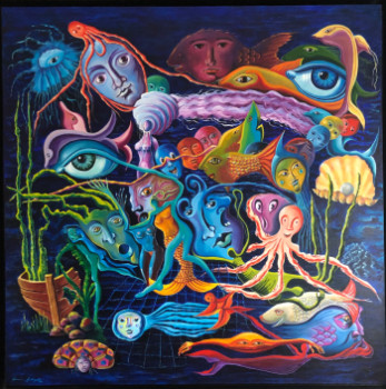 Œuvre contemporaine nommée « El mar », Réalisée par RICARDO RODRIGUEZ