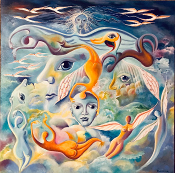 Œuvre contemporaine nommée « El aire », Réalisée par RICARDO RODRIGUEZ