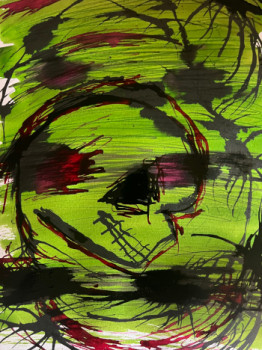 Œuvre contemporaine nommée « Vanité en vert #0 », Réalisée par AERH ARTS