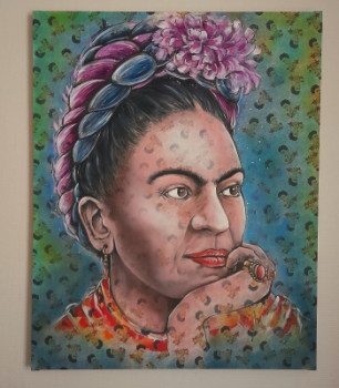 Œuvre contemporaine nommée « Frida Kahlo », Réalisée par OLIVIER PESTY