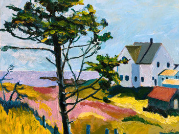 Œuvre contemporaine nommée « Maison sur la lande », Réalisée par FRANçOIS ROCHET