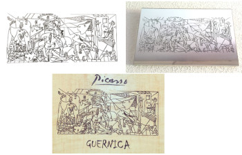 Œuvre contemporaine nommée « Mi Guernica », Réalisée par EMIRALL