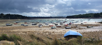 Œuvre contemporaine nommée « Baie de Morlaix 01 », Réalisée par CATHY COZIC