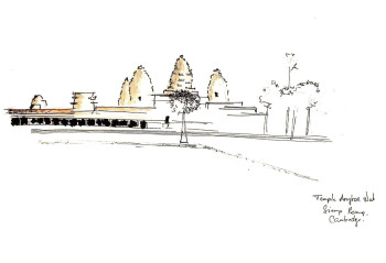 Œuvre contemporaine nommée « Cambodge - Temple », Réalisée par ALICE