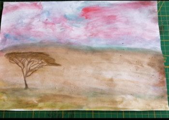 Œuvre contemporaine nommée « Arbre sauvage », Réalisée par MILA