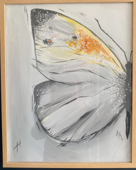 Œuvre contemporaine nommée « Effet Papillon », Réalisée par DAMEDECOEURS