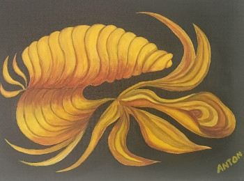 Œuvre contemporaine nommée « Golden scarabee », Réalisée par PAUL EMILE ANTON