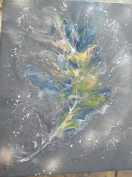 Œuvre contemporaine nommée « Plume éphémère », Réalisée par LES CRéATIONS DE NOëLLE-C