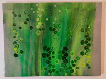 Œuvre contemporaine nommée « Chlorophyll », Réalisée par BENJAMIN FOULD