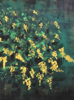 Œuvre contemporaine nommée « Mimosa », Réalisée par PACOTILLE
