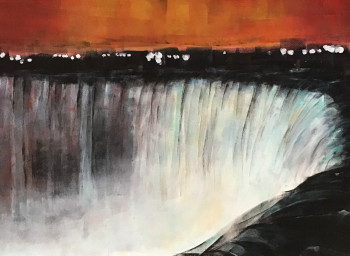 Œuvre contemporaine nommée « Niagara », Réalisée par PACOTILLE