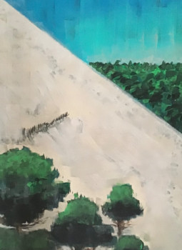 Œuvre contemporaine nommée « La dune du pyla », Réalisée par PACOTILLE