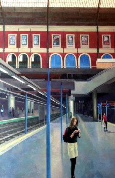 Œuvre contemporaine nommée « Estación de Príncipe Pío », Réalisée par CONSUELO HERNáNDEZ