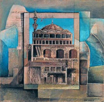 Œuvre contemporaine nommée « Architecture », Réalisée par PASCALE NESSON