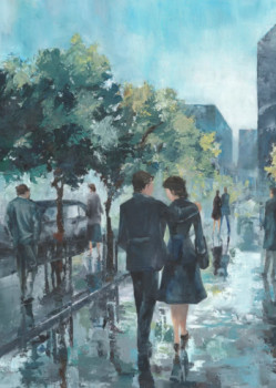 Œuvre contemporaine nommée « Promenade », Réalisée par SIXTINE LEROUX