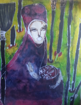 Œuvre contemporaine nommée « BRUJA », Réalisée par ANA TRUJILLO