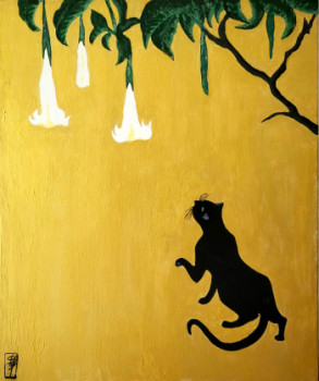 Œuvre contemporaine nommée « The Japanese Cat », Réalisée par STEFAN