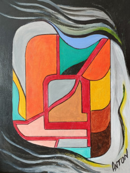 Œuvre contemporaine nommée « Test colors », Réalisée par PAUL EMILE ANTON