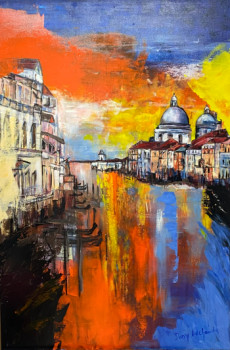 Œuvre contemporaine nommée « Venice », Réalisée par DANY LACHAUD