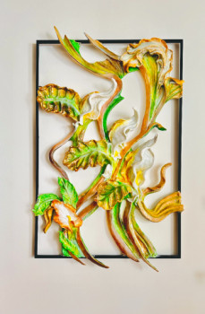 Œuvre contemporaine nommée « Tableau décoratif Harmonie Naturelle », Réalisée par MARCOS SUAREZ