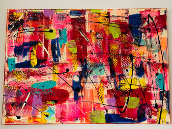 Œuvre contemporaine nommée « The Colors of life », Réalisée par JAYACHANDRA