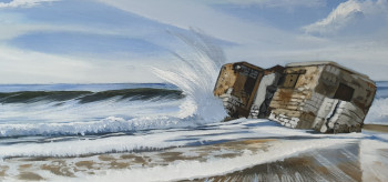 Œuvre contemporaine nommée « Playa del castillo », Réalisée par JAIME ROMERA POSTIGO