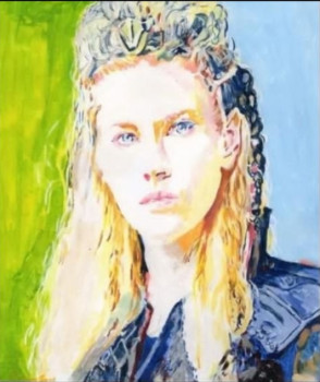 Œuvre contemporaine nommée « Lagertha », Réalisée par PHILIPPE BERNARD MOULINET