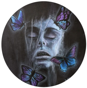 Œuvre contemporaine nommée « Butterflies », Réalisée par SEPHORA HUY