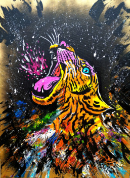 Œuvre contemporaine nommée « KING OF THE JUNGLE », Réalisée par 1994