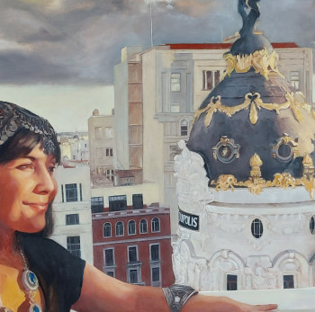Œuvre contemporaine nommée « De Madrid al cielo », Réalisée par CHARO VAQUERIZO