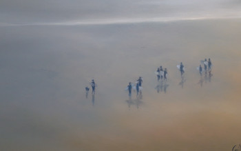 Œuvre contemporaine nommée « Marina ,playa San Lorenzo », Réalisée par CANI MENENDEZ