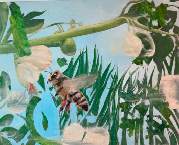 Œuvre contemporaine nommée « Abeja libando », Réalisée par SILGLER