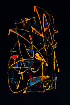 Œuvre contemporaine nommée « Arlekin7050-N-3 », Réalisée par THEB