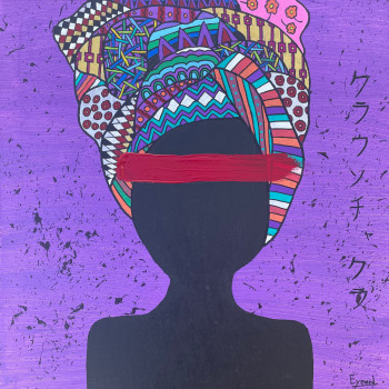 Œuvre contemporaine nommée « Couronnement Spirituel #7 », Réalisée par EYMARD