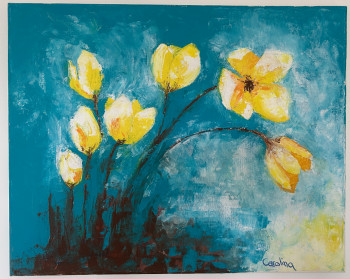 Œuvre contemporaine nommée « Tulips », Réalisée par CAROLINA