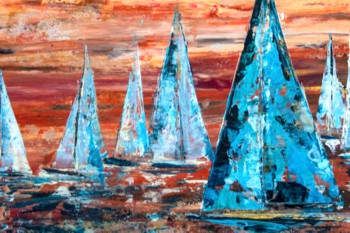Œuvre contemporaine nommée « Sailing », Réalisée par MARGHERITA RUNCIO