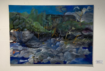 Œuvre contemporaine nommée « Ravine sèche », Réalisée par GREG