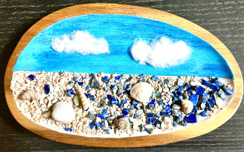 Œuvre contemporaine nommée « Bout de mer », Réalisée par DELPHINE ASENSIO