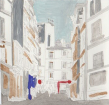Œuvre contemporaine nommée « Rues de Paris », Réalisée par GALIA LETTRY