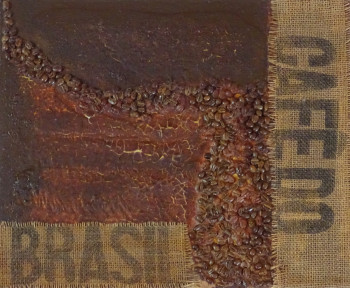 Œuvre contemporaine nommée « Café noir », Réalisée par KETTY M.