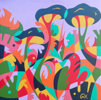 Œuvre contemporaine nommée « Tropic V », Réalisée par MAGUY VAZ