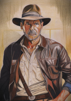 Œuvre contemporaine nommée « Indiana Jones », Réalisée par PIRDESSINS