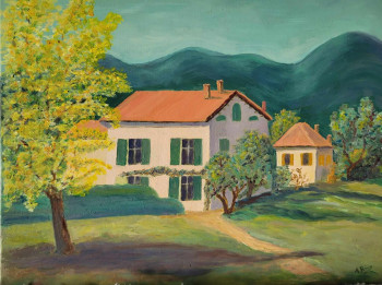 Œuvre contemporaine nommée « Maison à Cavalaire (Provence) », Réalisée par ANNE LEFèVRE RéMY