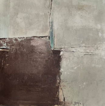 Œuvre contemporaine nommée « Abstrait brun », Réalisée par MARIE ROUACH