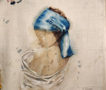 Œuvre contemporaine nommée « Blue », Réalisée par LILINE