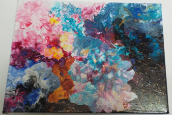 Œuvre contemporaine nommée « Exploration fleurale », Réalisée par ANTHéRIAH