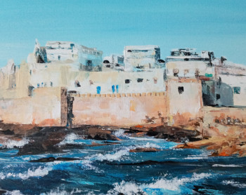 Œuvre contemporaine nommée « ESSAOUIRA », Réalisée par E.BOREL