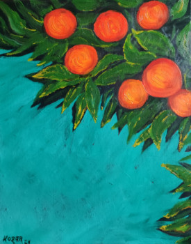 Œuvre contemporaine nommée « Oranger », Réalisée par KOZAR