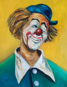 Œuvre contemporaine nommée « "Le premier Clown" », Réalisée par MARC DANCRE